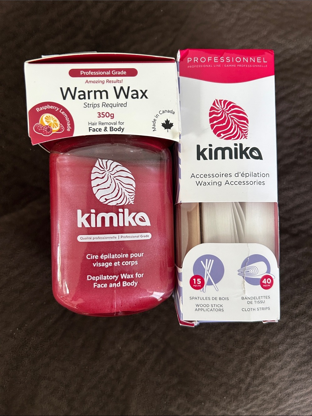 NEW 🆕 Kimika Warm Wax Depilatory Kit - Face/body / Wax, strips, applicators